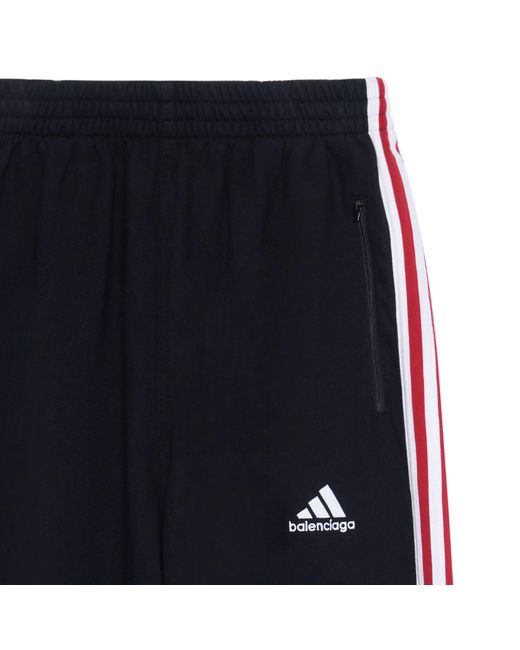 Balenciaga Blue X Adidas Fleece Baggy Sweatpants for men