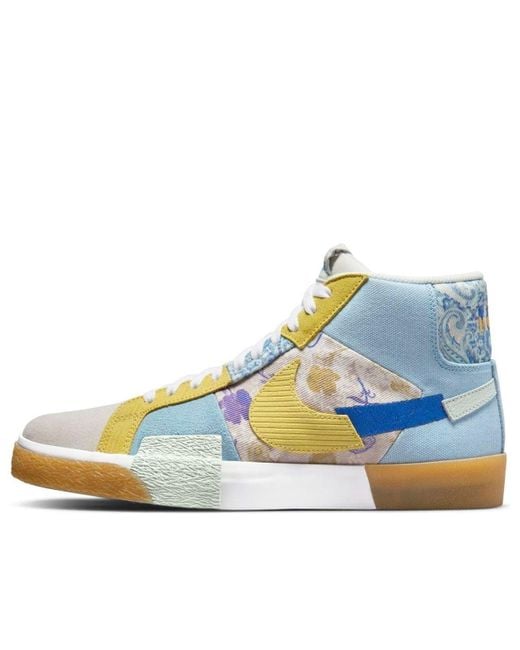 Nike Blue Zoom Blazer Mid Premium Sb 'Paisley Pack for men