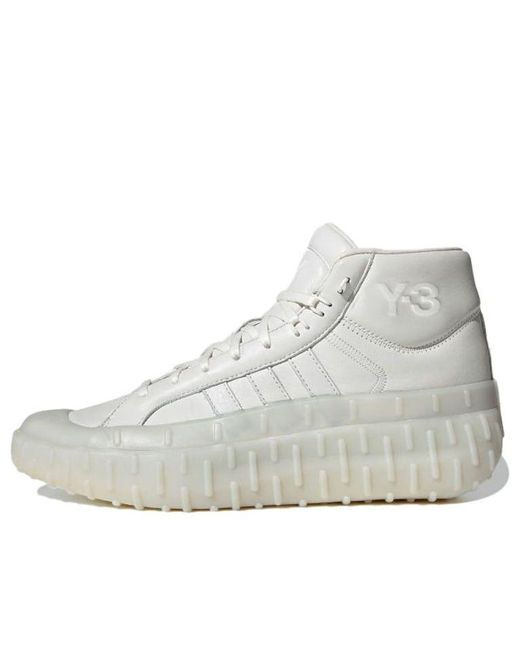 Adidas White Y3 Gr.1P High 'Non Dyed' for men