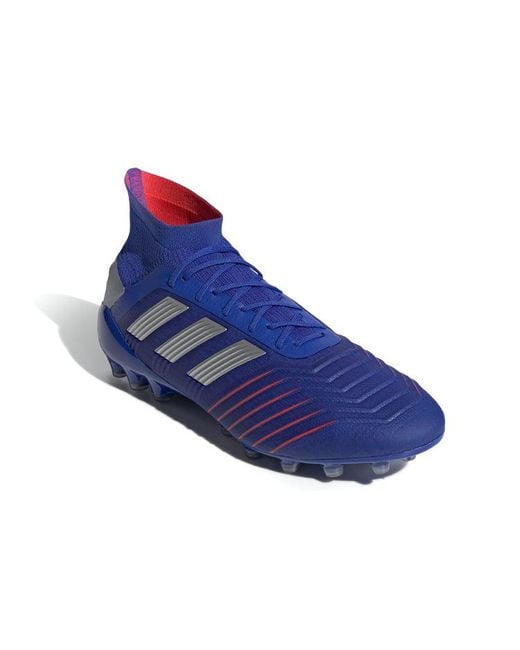 Adidas Blue Predator 19.1 Ag 'Bold Metallic' for men