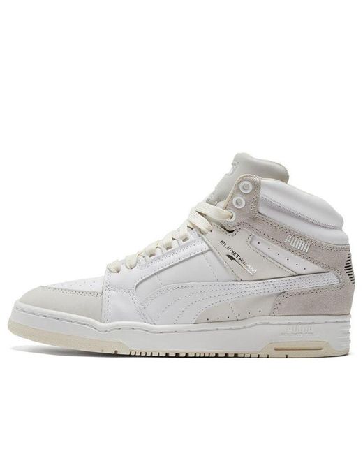 PUMA White Slipstream Mid Luxe for men