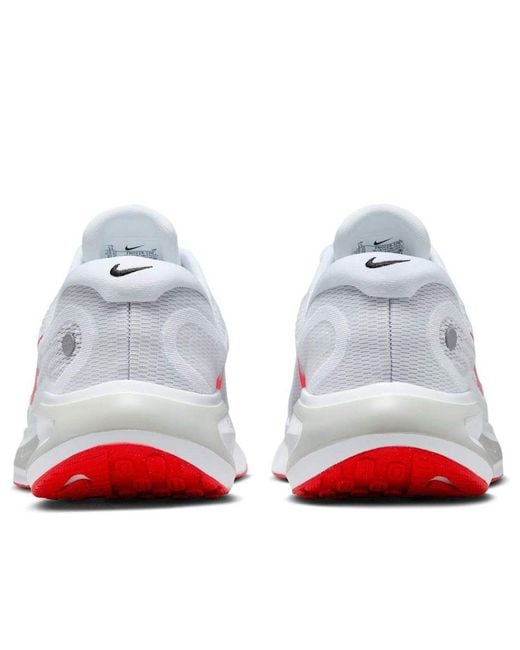 Nike White Journey Run Bright Crimson' for men