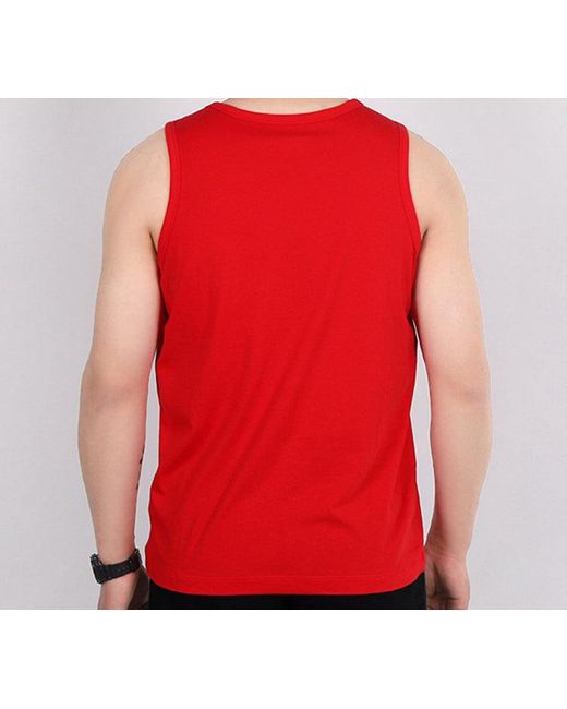 Nike Red Sportswear Alphabet Knit Vest for men