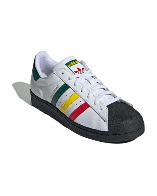 Adidas Blue Originals Superstar 'Rasta' for men
