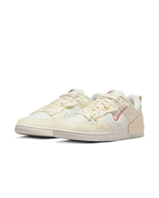 Nike White Dunk Low Disrupt 2