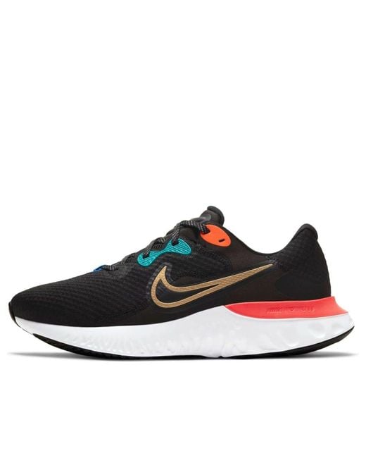 Nike Black Renew Run 2 Bright Crimson' for men