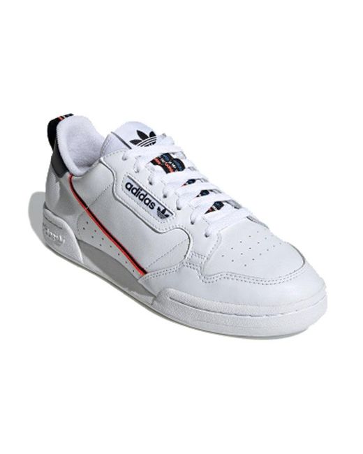Adidas White Continental 80 Solar' for men