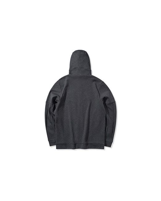 Li-ning Black Logo Cardigan Jacket 'Dark' for men