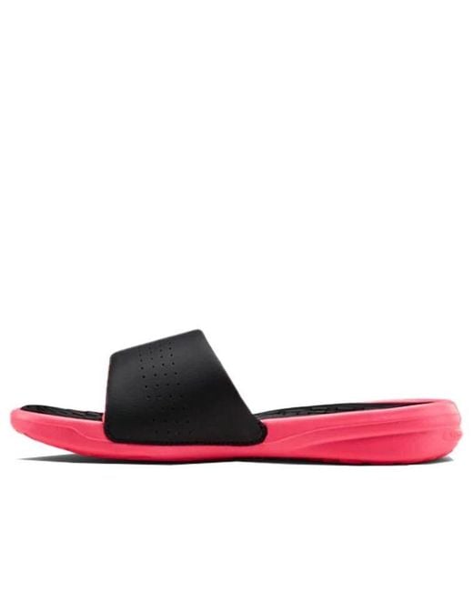 Under Armour Red (Wmns) Playmaker Fixed Strap Slide