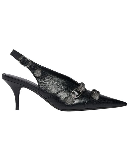 Balenciaga Black (Wmns) Cagole Slingback 70Mm Pumps