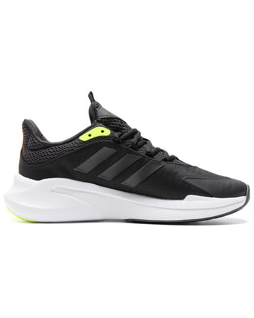 Adidas Black Alphaedge + Lucid Lemon' for men