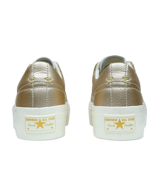Converse White (Wmns) One Star Platform Ox
