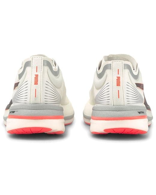 PUMA White (Wmns) Deviate Nitro Elite Lava Blast'