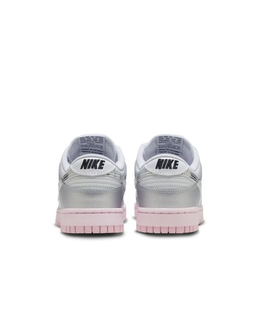 Nike White (Wmns) Dunk Low Lx 'Metallic'