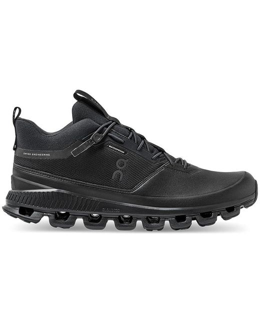 On Shoes Black Cloud Hi Waterproof for men