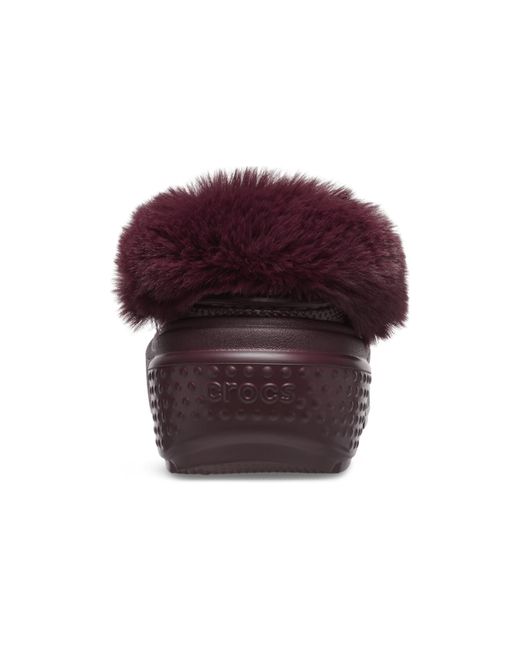 CROCSTM Purple (Wmns) Stomp Lined Clogs 'Dark Cherry'
