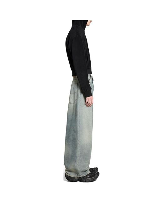 Balenciaga Gray (Wmns) Low Crotch Pants 'Light'
