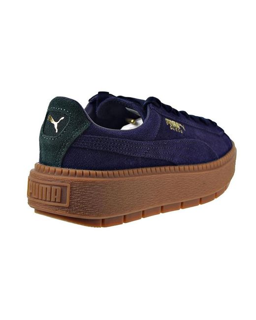 PUMA Blue (Wmns) Suede Platform