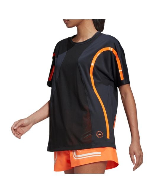 Adidas Black (Wmns) By Stella Mccartney Truepace Running Loose T-Shirt