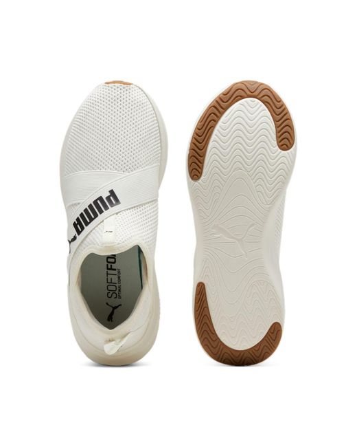 PUMA White (Wmns) Softride Harmony Slip-On 'Warm'