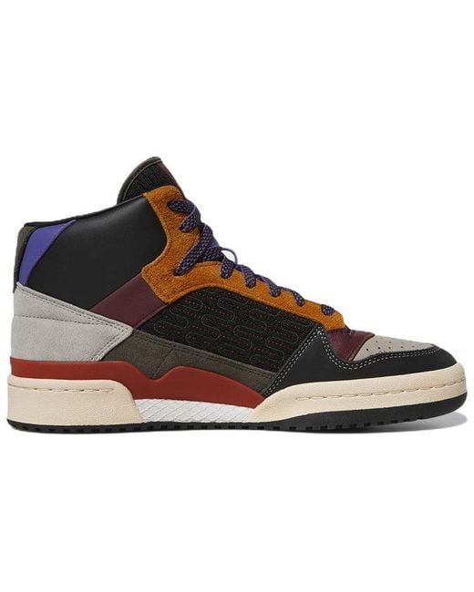 Adidas Blue Forum Mid 'Patchwork' for men