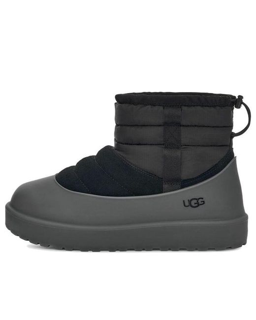 Ugg Black Classic Mini Pull-On Weather Boot