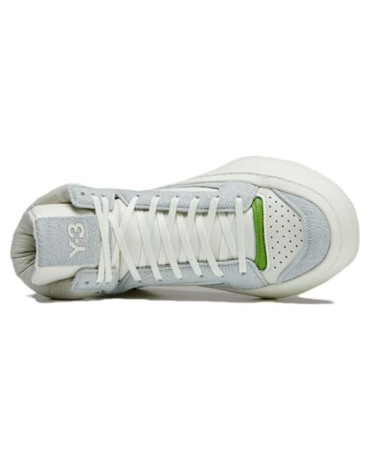 Adidas White Y3 Centennial High 'Team Rave' for men