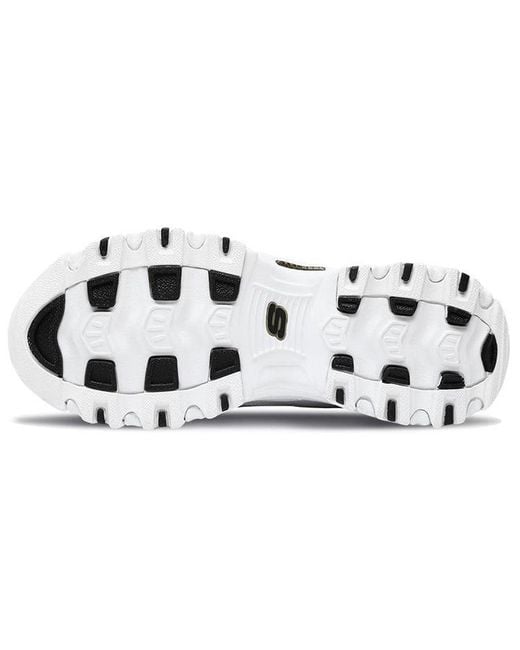 Skechers White (Wmns) D'Lites Low Dad Shoes Gs