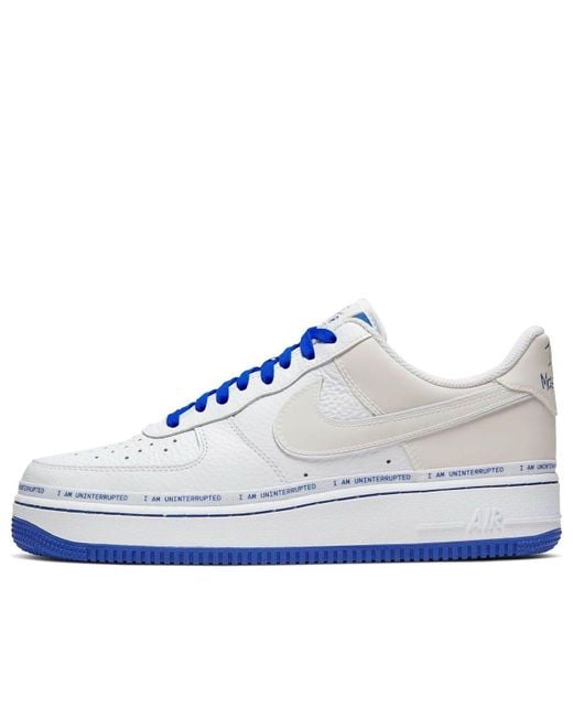 Nike Blue X Uninterrupted Air Force 1 Low Qs 'More Than' for men