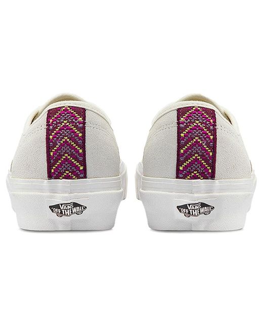 Vans White Authentic 44 Dx Classic Casual Skateboarding Shoes for men