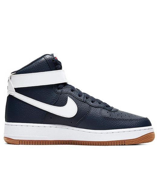 all blue air force 1 07 high top