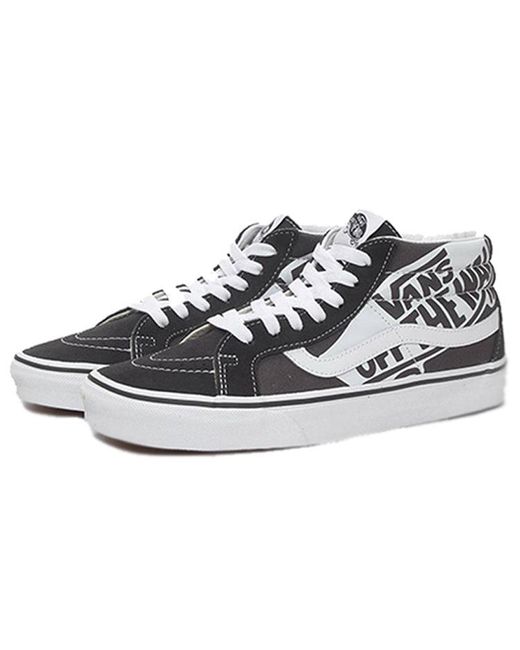 Vans Blue Sk8-Mid Reissue Logo for men