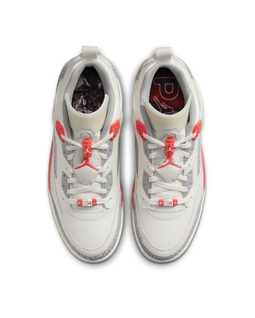 Nike White X Paris Saint-Germain Spizike Low 'Sail Infrared' for men