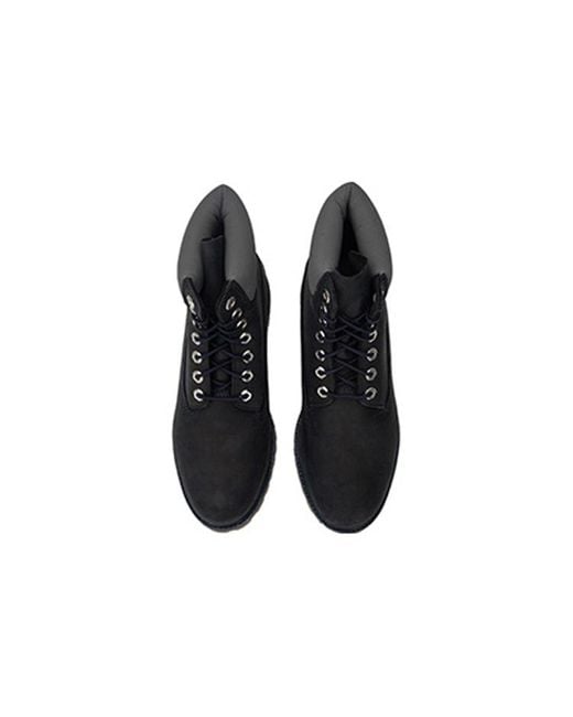Timberland Black Classic 6 Inch Waterproof Boot 'Dark' for men