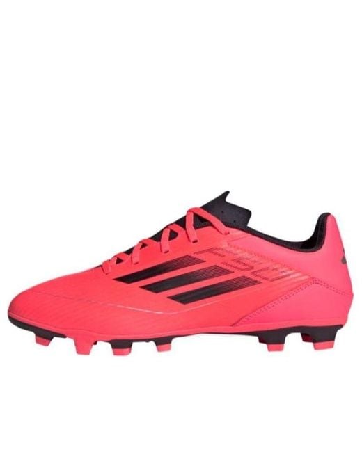 Adidas Red F50 'Turbo Aurora Platinum Metallic' for men