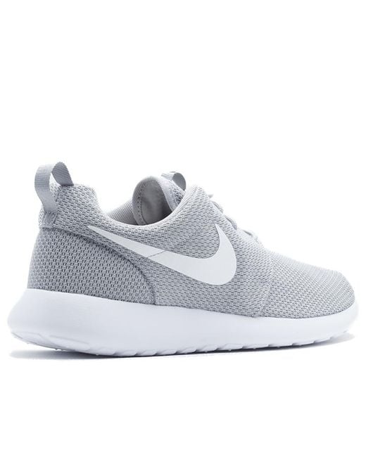 Nike White Roshe One 'Wolf' for men