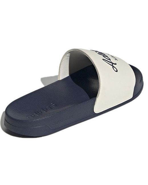 Adidas Blue Adilette Shower Slide Shadow' for men