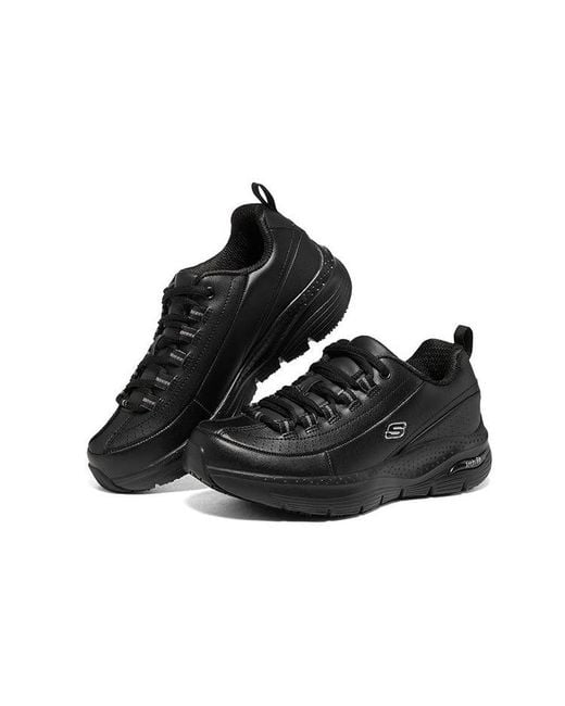 Skechers Black (Wmns) Arch Fit Slip Resistant Trickell 2.0