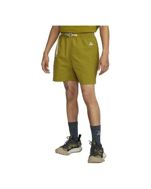 Nike Green Acg Trail Short 'Moss Light Orewood' for men