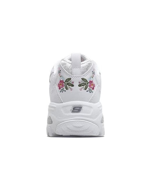 Skechers White (Wmns) D'Lites 1.0 Gs