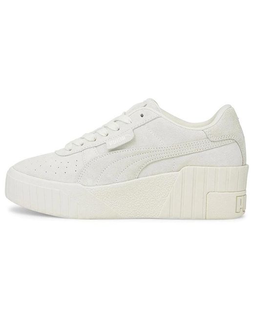 PUMA White (Wmns) Cali Wedge Tonal