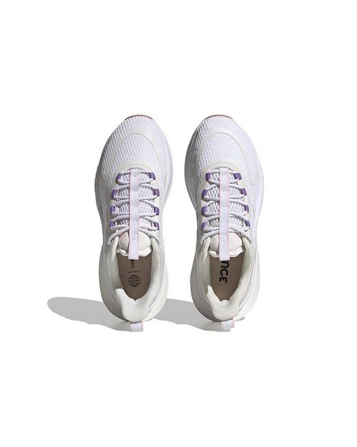 Adidas White (Wmns) Alphabounce+ College'