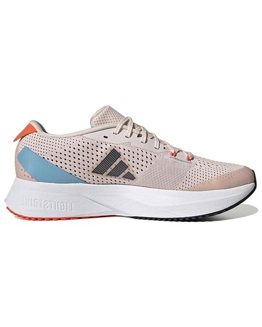 Adidas White Adizero Sl Running Sneakers 'Wonder Quartz' for men