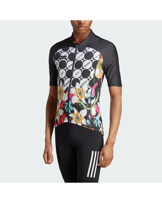 Adidas Black X Rich Mnisi The Cycling Short Sleeve Jersey for men