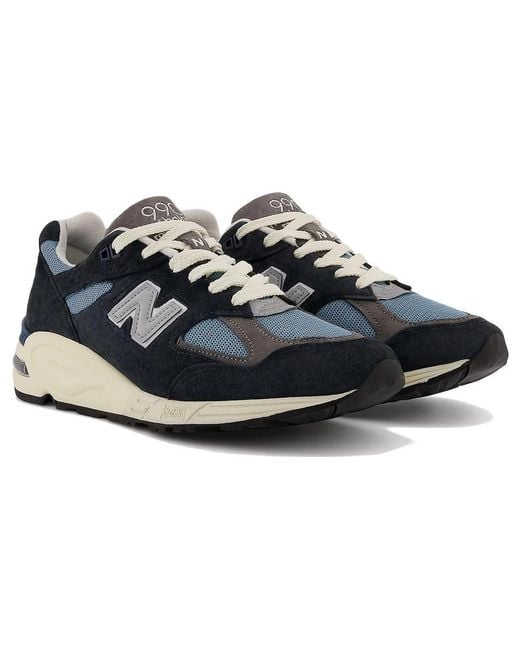 New Balance Blue Teddy Santis X 990V2 Made for men