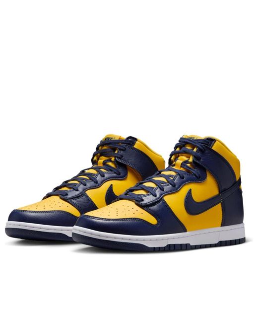 Nike Blue Dunk High Retro Se Shoes for men