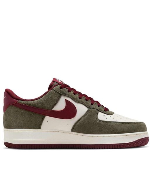 Nike Brown Air Force 1 Low '07 Lv8 'Cargo Khaki Pale Ivory Dark Team' for men