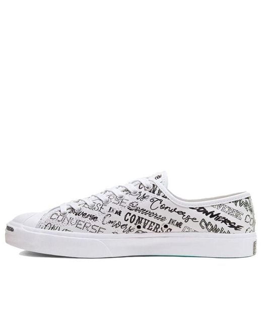 Converse White Wordmark Jack Purcell for men