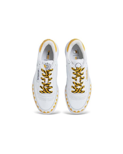 Reebok White Sanrio X Club C 85 'Gudetama' for men