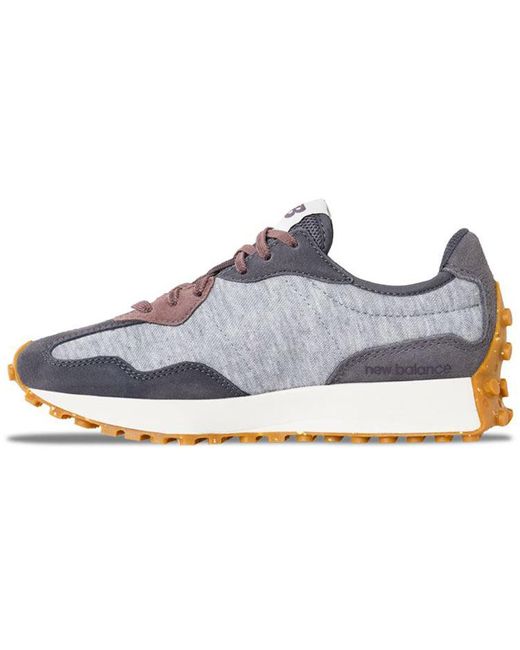new balance 327 purple grey black